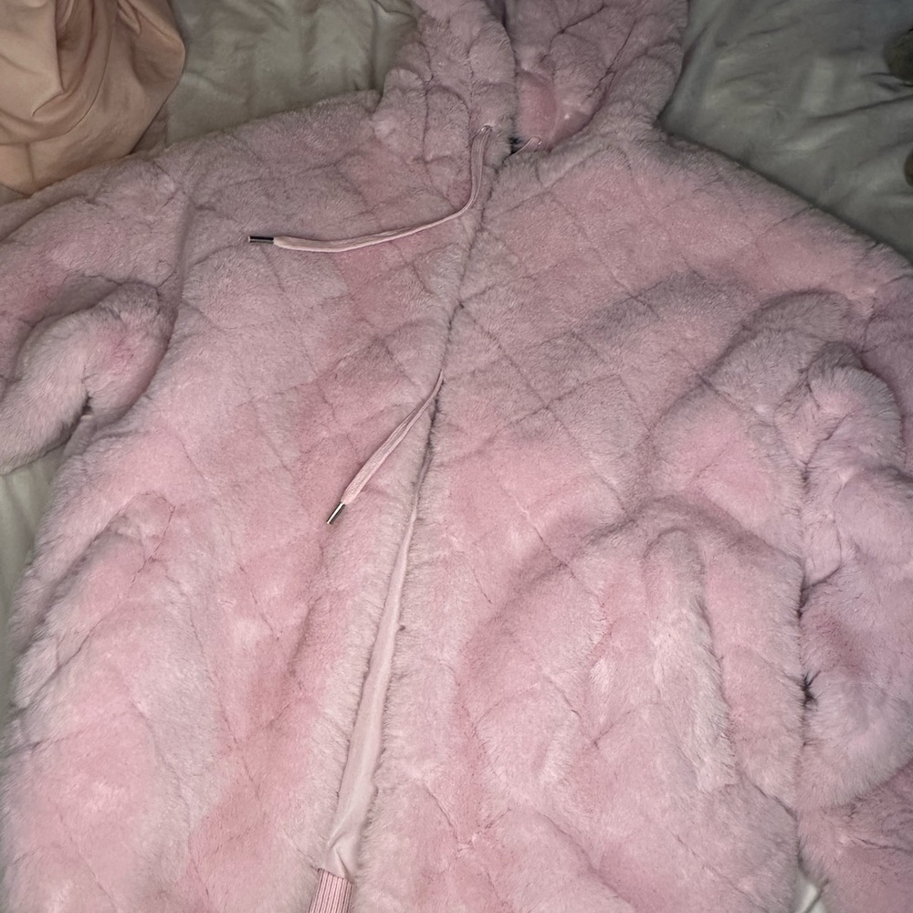 Forever 21 Blush Faux Fur Jacket